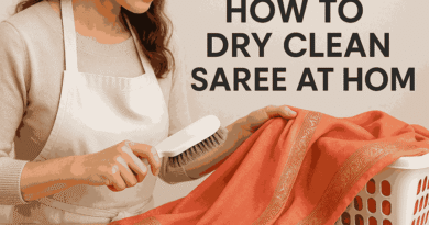 How to Dry Clean Saree at Home (2)