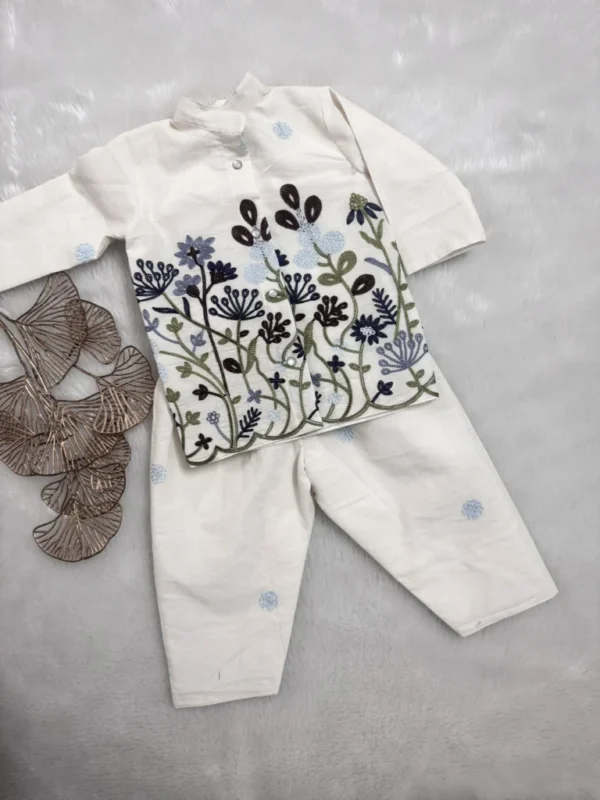 boys4 Flower kurta set