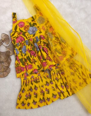 sharara2 “Sunshine Bloom Shahara set”